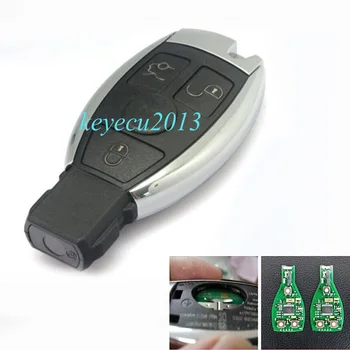 KEYECU Visoke Kakovosti Vstop brez ključa Smart 3 Gumb za Daljinsko ključ Z Ir za Mercedes Benz 433Mhz 2000-
