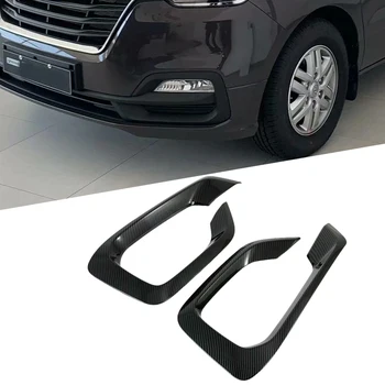 Ogljikovih Vlaken Spredaj Foglight Luči za Meglo Lučka za Kritje Trim Za Hyundai Grand Starex H-1 i800 2018 2019 2020 Dodatki Zunanjost