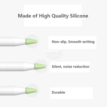 Trajno Silicij Ohišje Za iPad Svinčnik 2 1 Skp Za Apple Svinčnik Nasvet Kritje Imetnik Non-slip Tablet Dotik, Pisalo Zaščitna Torbica