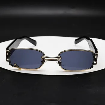 Pravokotnik sončna Očala Ženske Modni Steampunk Oblikovalec Očala za Sonce, Kristalno Letnik Odtenki Očala UV400 Oculos