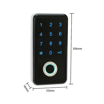Smart Lock Digitalno Elektronsko Zaklepanje Vrat Prstni Odtis Geslo Kombinacija Varnosti Inteligentni Password Lock