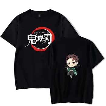 Anime Demon Slayer Kimetsu ne Yaiba majica plus velikost vrhovi tees moški t-shirt kratek rokav poletnih vrh tshirt fantje oblačila