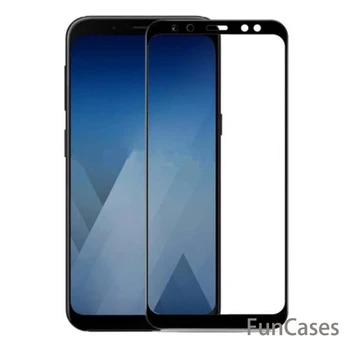 Kaljeno Steklo Za Samsung Galaxy A8 2018 A530 Zaščitnik Zaslon Samsung Galaxy A8+ A8 Plus 2018 A730 Screen Protector Polno Kritje