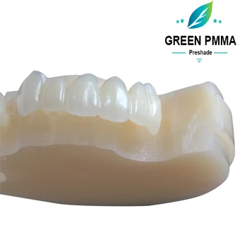 Zobni začasno prothesis materialov zobni pmma disk,zobni pmma prazno zobni pmma blok 98mm