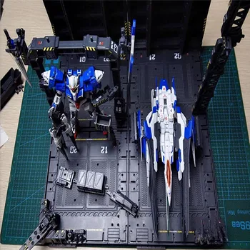 4pcs/set DIY Mehanske Veriga Akcije v Prikaznem Znanja Pralni Gnezdo MG 1/100 Gundam Model Garaža Znanja z Decals