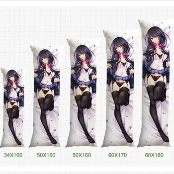 Anime SAO Sword Art Online Asuna Asada Shino Dakimakura Objemala Telo Blazino Kritje Primera Seksi Dekle pillowcases 150x50cm 2Way