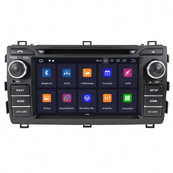 Android10.0 4G+64GB avto DVD predvajalnik, GPS multimedia Radio Za Toyota Auris 2013 -GPS Navigacija glavna enota Avdio Vgrajen DSP