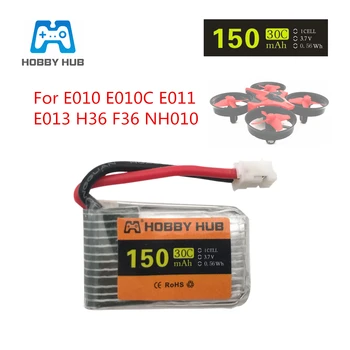 5pcs/veliko 3,7 V: 150mAh 30C Za H20 H36 F36 Eachine H8 Mini H36 H48 F36 RC Quadcopter Halicopters baterije