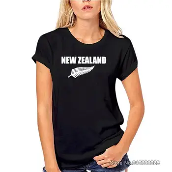 Bombaž Nova Zelandija Vsi Črnci Moške majice Zdravilo korejski Plus Velikost Kul Posadke Vratu Street Nositi Mujer