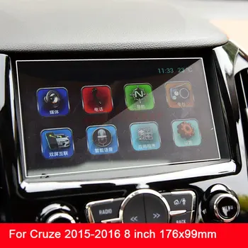 Za Chevrolet Cruze Notranjost Avtomobila GPS Navigacija Zaščitnik Zaslon Kaljeno Steklo Zaslona na Dotik Zaščitna folija Avto-2018
