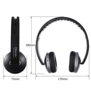 Hisonic Brezžične Slušalke Gaming Slušalke Stereo zložljive Šport Slušalke Mikrofon Gaming Akumulatorski Auriculares Audifonos