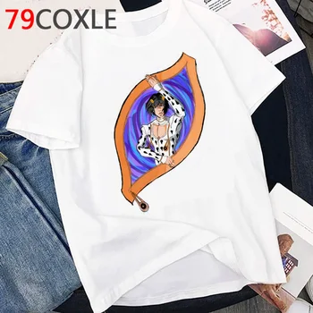 Jojo Bizarna Avantura Majica s kratkimi rokavi Ženske Japonski Anime Cool Risanka T-shirt Kawaii Harajuku Unisex Prevelik Tshirt Ženske