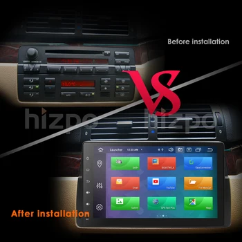 2+16/4+64 DSP IP Avto GPS Igralec 1 Din Android 10 Za BMW E46 M3 Rover 75 MG ZT Radio Audio Stereo GPS Navigacija BT 4G WIFI na PC