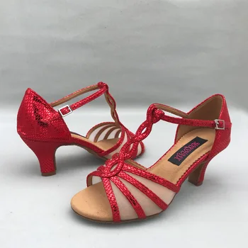 6.5 cm nizke pete latinski Ples Čevlji Za ženske Salsa čevlji pratice čevlji udobno latinsko čevlji MS6204RSL visoke pete na voljo