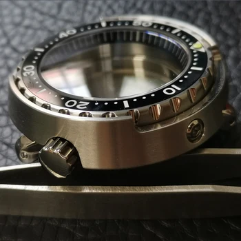 Sapphire Kristalno Watch Primeru Za NH35A / SBBN031 / SKX007 Spremenjen Primeru 47mm Potapljač Watch Primerih C3 Super Svetlobna Keramične Plošče