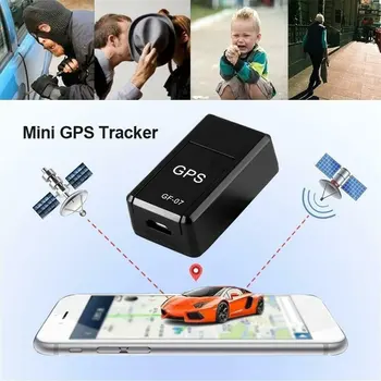 Ultra Mini GF-07 GPS Dolgo Pripravljenosti Magnetni SOS Napravo za Sledenje Za Vozila/Avto/Osebo Lokacijo Lokator Sistem