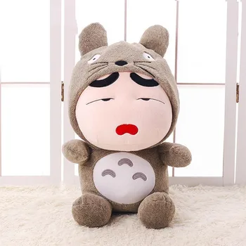 Srčkan Voščenka Shin Chan Plišastih Igrač Japonski Anime Shin-chan Cosplay Totoro Panda Tpys Srčkan Polnjene Mehka Lutka Otroci Igrače