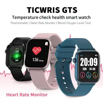 TICWRIS GTS Pametno Gledati Telesne Temperature, Spremljanje Zdravja IP68 Vodotesen Sports Tracker Fitnes Zapestnica Smartwatch 2020
