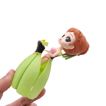 11 cm Disney Zamrznjeno 1 2 sneguljčica Princesa Spremeniti Oblačila za Punčke Obleko Figurice Anime figuric Dekleta Igrače Darilo za Rojstni dan