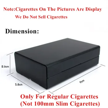 Osebno Prilagojene Kajenje Dekle Cigaret Primeru Ultra Tanek Aluminij Zlitine Stran Cigareto Polje Dim Lasersko Vgravirana Polje DIY