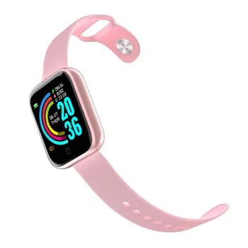 Y68 Pametno Gledati Ženske Moški Smartwatch za Apple IOS, Android Srčnega utripa, Krvnega Tlaka Sports Tracker Manžeta