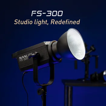 Nanlite FS-300 330W Stuido LED Luči 5600K Stalno Svetlobo za Fotograranje Studio Video Snemanje, mehko svetlobo,