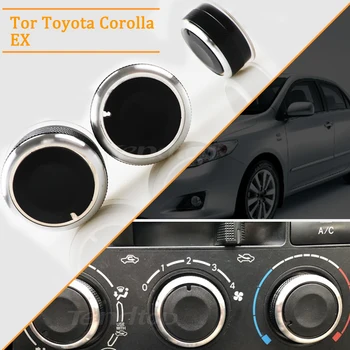 Za Toyota Corolla EX AC 3pcs Na Nabor Avto klimatsko napravo Obračate Stikalo Gumb AC Gumb Avto Styling