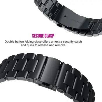 Modno Osebnost Watchband Dvojno Snap Tri Kroglice Iz Masivnega Jekla Watch Trak Za Amazfit Gts Watch