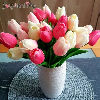 Velikonočni Okras Tulipanov Venec Doma Dekor Umetne Rože Tulipan Venec Vrata Steni Visi dekor Velikonočni Stranka Poročni Venec