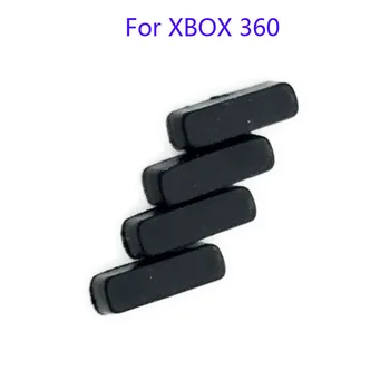 100 KOZARCEV Zamenjava Črne Gume Noge, Črn za XBOX360 Slim Ohišje Primeru Gume Kritje