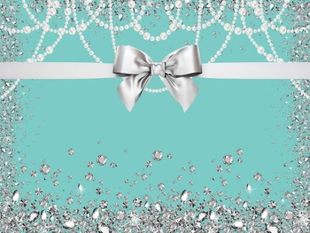 Sweet 16. Rojstni dan Fotografija Ozadje Tiffany Blue Pearl Diamond Lok Srebrne Bleščice Dekoracijo Foto Ozadje
