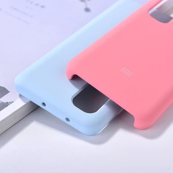 Uradni Xiaomi Mi 10 F2 Pro Opomba 10 Lite Redmi K30 Pro Primeru Mobilni Telefon Tekoče Silikona Primeru Zajema Celotno Zaščitne Lupine Nazaj