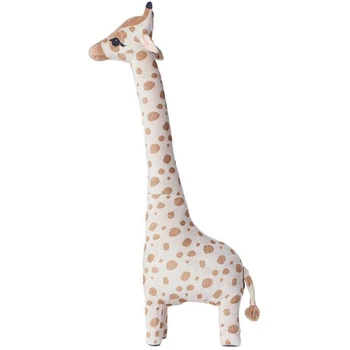 Velika Velikost Simulacije Žirafa Plišastih Igrač Mehko Živali Spalne Lutka Darilo Za Rojstni Dan Otroci Soba Polnjene Dekor Fotografija Rekviziti