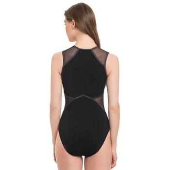 Seksi 2019 črne Očesa En kos Kopalke backless kopalke ženske enodelne kopalke Trdna ženske kopalne obleke Plaža Obrabe, Plavati