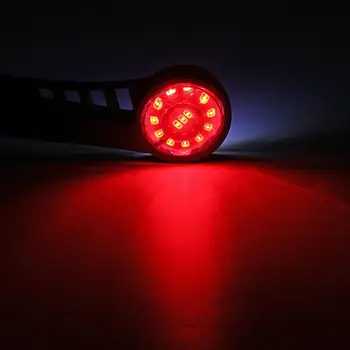 2PCS 24V Nepremočljiva 28 LED Strani Oznako Light Red & White Lučka Prikolica tovornjak Tovornjak Stranska Svetloba 24V Strani Marker Svetlobe LED smerniki