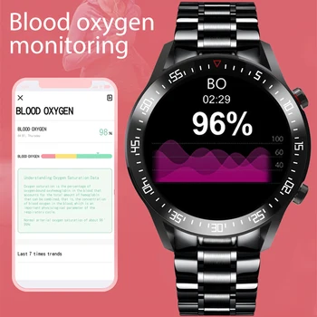 LIGE Novo Pametno Gledati Moške smartwatch Za Android, IOS, Srčni utrip, Krvni Tlak Spremljanje IP68 Vodotesen Polni, zaslon na dotik, Pazi,