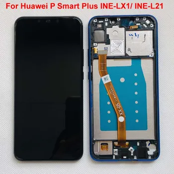 Test Original Za Huawei P Smart+ ( P Smart Plus ) INO-LX1 L21 Nova 3i Polno Zaslon LCD +Touch Screen Računalnike Skupščine+Okvir
