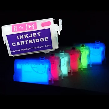 Nevidno Črnilo UV Črnilo za brizgalne tiskalnike 6 UV barve skrivnost sporočilo, nevidno črnilo v običajnem svetloba & Rea UV Blacklight