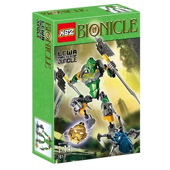Bionicle Serije 707-1 Gospodar Džungle Lewa Dejanje Slika Gradnik Igrače Za Fante Združljiv Bioniclemask 70784