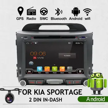 Android10 4 Quad core avto dvd za KIA sportage 2011 2012 2013 glavne enote gps navigacija 2 din avto multimedijski predvajalnik, BT