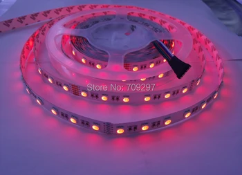 BREZPLAČNO DHL 200 m/lot 4 Barve v 1 LED PCB DC12V/24V 5050SMD RGBW LED Trak Svetlobe RGB+ bela / Topla Bela,Božični luči