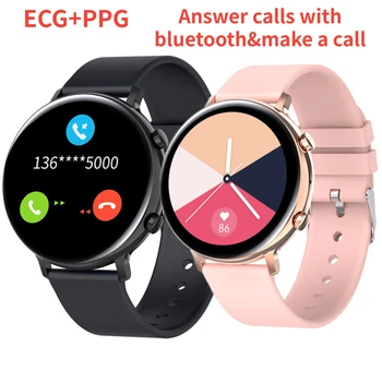 GW33 Pametno Gledati Moški Ženske Bluetooth Klic HD Zaslon, EKG+PPG Spremljanje Nepremočljiva Smartwatch za IOS Android VS SG2 SG3 DT88