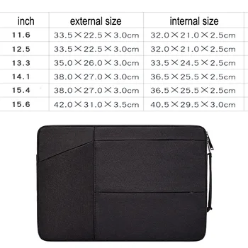 Zaščitna torbica Za Macbook Air Pro Retina 11 12 13 14 15 15.6-palčni Prenosni RAČUNALNIK Tablični Zaščitnik Laptop Primeru Za Xiaomi Zraka HP