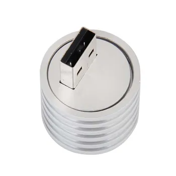 Aluminij 3W USB LED Svetilke Vtičnico Pozornosti Svetilka Bela Svetloba