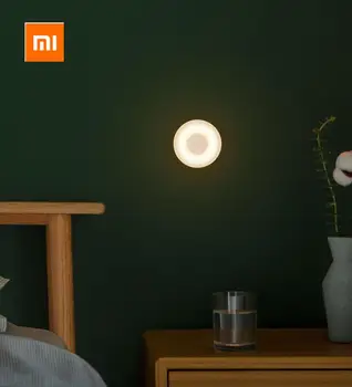2019 Novo Xiaomi Mijia Led Indukcijske Night Light 2 Lučka Nastavljiva Svetlost Infrardeči vmesnik Smart Človeško telo senzor z Magnetno bazo