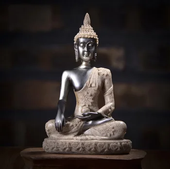 Peščenjak Buda kiparstvo dekoracijo visoke kakovosti ustvarjalnih namiznih doma dekor mini kip Bude brezplačna dostava