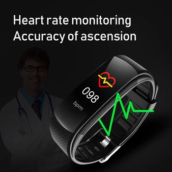 2020 Za Pametno Gledati Nepremočljiva Manšeta Moški Ženske Smartband Krvnega Tlaka, Srčnega Utripa Bluetooth Fitnes Tracker Pametna Zapestnica