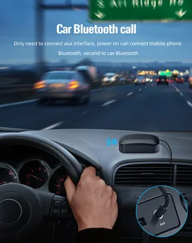 Nove NFC Bluetooth 5.0 Avdio Sprejemnik Oddajnik NFC Avto Brezžični Zvočnik Tok Glasbe HD Prejema 3,5 mm Za Avto