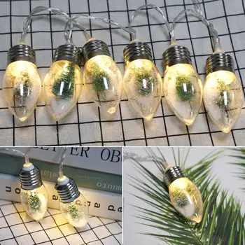 HHS Božič Snežinka Drevo luči Festoon Novo Leto na prostem LED Za Domači dnevni Sobi, poročni Počitnice Božično Dekoracijo 2021