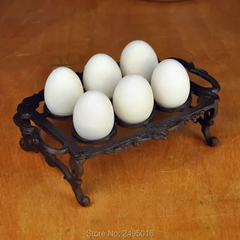 Litega železa Visoke Kakovosti Ustvarjalne Jajce, Stojala Kuhinja Organizator Jajce za Shranjevanje Posode Doma Dekor